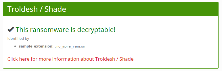 Fifty shade ransomware option