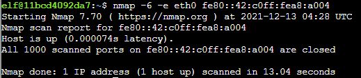 nmap - host #1