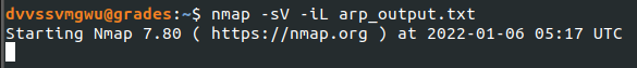 Nmap run #1